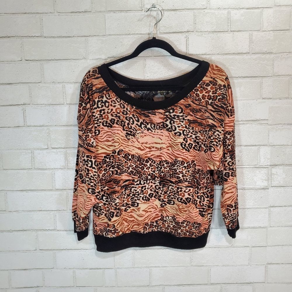 Don't You Dare lace back lightweight sweater